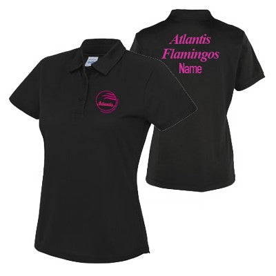 Flamingos SC Womens Cool Polo