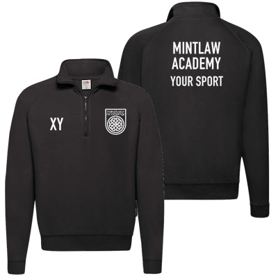 Mintlaw Academy Sports Zip Neck Sweatshirt