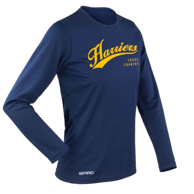 TWH Harriers XC Womens Long Sleeve Spiro Tee