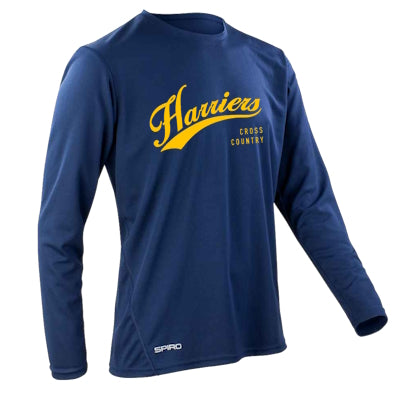 TWH Harriers XC Mens Long Sleeve Spiro Tee