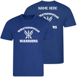 Warriors Cool Tee with back print