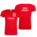 Orion Womens Red Training Tee