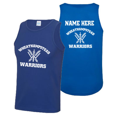 Warriors Kids Vest with back print